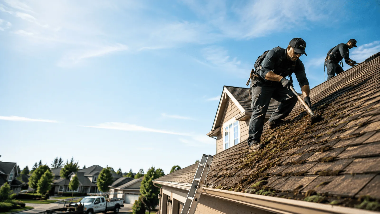 Roof Moss Removal in Painesdale, MI near me